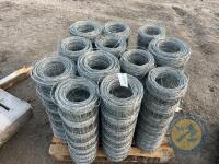 12x rolls of sheep wire on pallet - 2