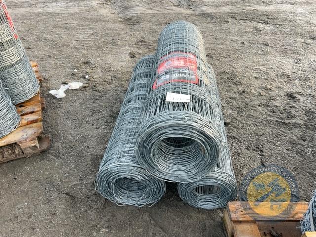 3x high rolls of sheep wire