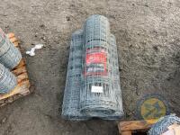 3x high rolls of sheep wire - 2