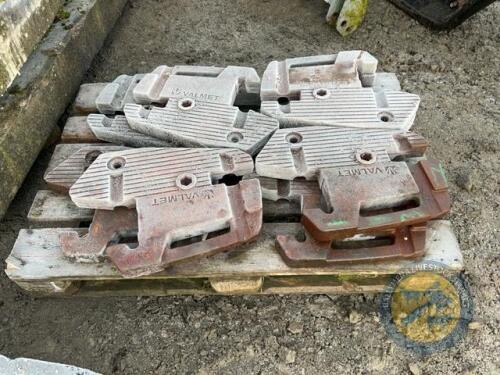 8x Tractor weights Vanmelt