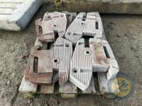 8x Tractor weights Vanmelt - 3