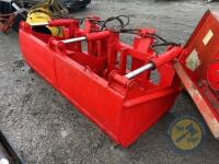 Red 7'6 sheargrab JCB Q Fit brackets - 7