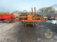 1989 40 lorry low loader with steep ramps and step frame - 2