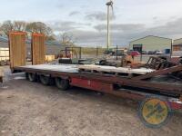 1989 40 lorry low loader with steep ramps and step frame - 11