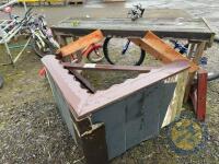 Work bench porch woodwork - 2