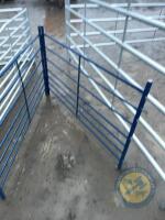 2x 5ft blue sheep hurdles - 2