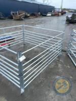 4x 6ft galvanised sheep hurdles - 2