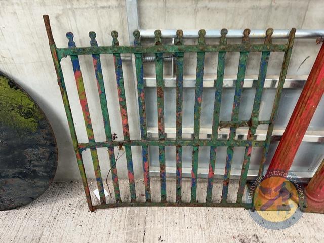 43 inch green cast iron gate
