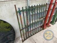 43 inch green cast iron gate - 2