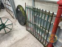 43 inch green cast iron gate - 3