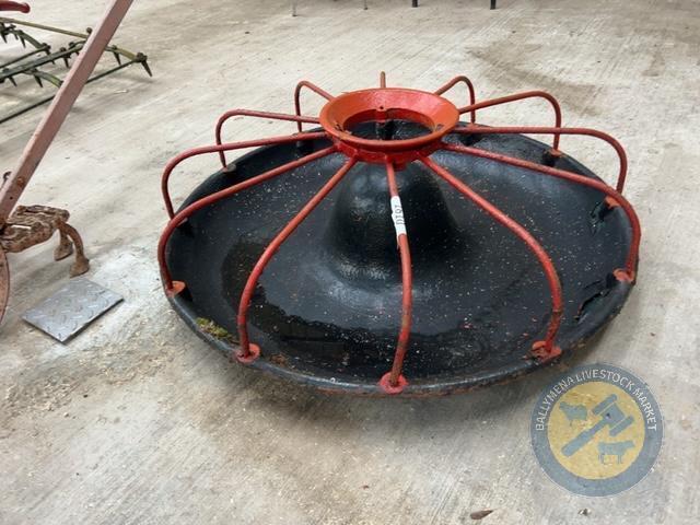 Mexican hat pig feeder