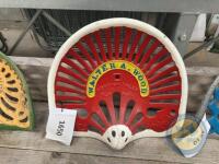 Walter A Wood cast iron tractor seat
