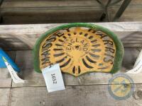 Massey Harris England cast iron tractor seat - 2