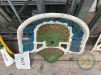 Blackstone & Co Stamford cast iron tractor seat - 2