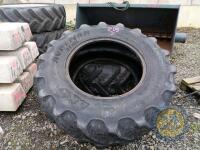 2x 420/85R28 BKT tyres