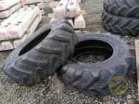 2x 420/85R28 BKT tyres - 2