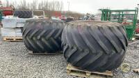 2x flotation tyres & rims