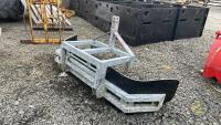 Galvanised yard scrapper