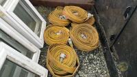 6x rolls of 70mm 3" fire hose
