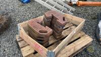 11x stamped Leyland weights
