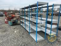 4 bays of Racking/Shelving