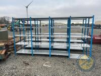 4 bays of Racking/Shelving - 3