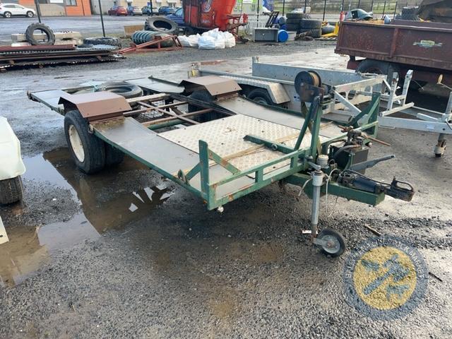 14ft 6 tractor / car tilt bed transporter
