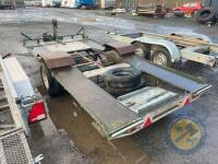 14ft 6 tractor / car tilt bed transporter - 5