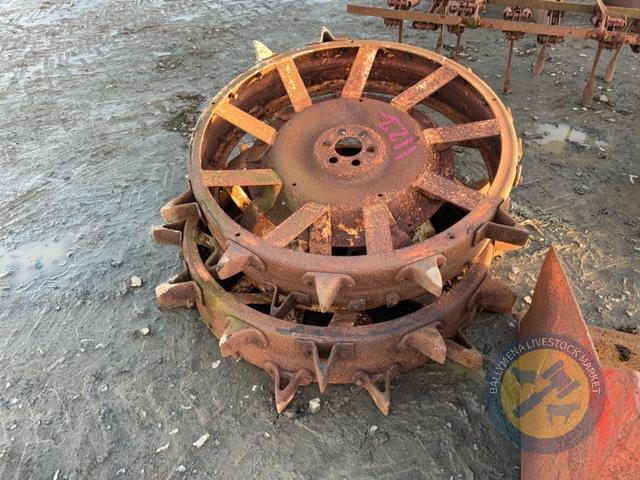 Fordson Major iron spike wheels