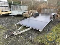 12x7'2 flat trialer