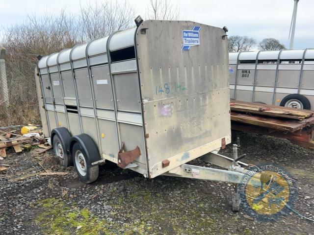 IFor Williamns 12ft tandem axle livstock trailer