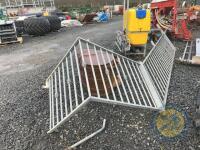 Galvanised hand rail