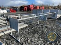 2 8ft freestanding hayracks - 2