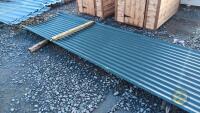 5 18-20ft Green corrugated tin - 2