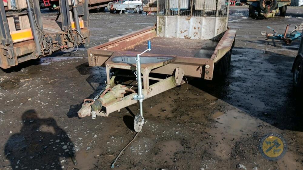 10x6 Ifor Williams plant trailer