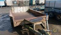 10x6 Ifor Williams plant trailer - 2