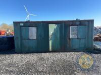 Green 20ft office container - 16