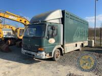 Mercedes Atego Livestock Lorry 2002