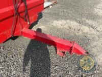 4tn low loader (Red) wooden floor single axle - 4