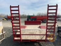 4tn low loader (Red) wooden floor single axle - 7