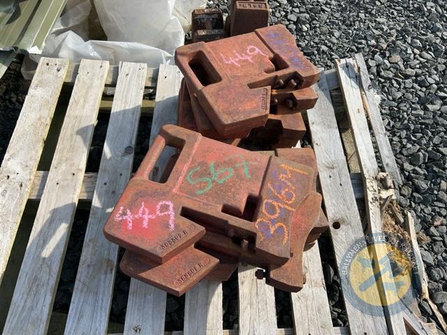 10 Original numbered weights