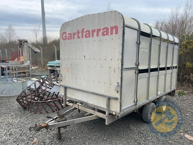 IFor Williams 12'6 x 6'6 dual purpose trailer - c/w decks, dividing gate, new brakes lees than 500 miles ago