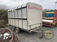 IFor Williams 12'6 x 6'6 dual purpose trailer - c/w decks, dividing gate, new brakes lees than 500 miles ago - 3