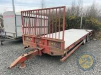 24ft Herbst bale trailer