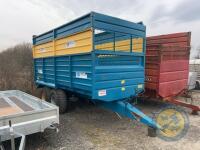 Kane 12 tonne silage trailer & grain door - lights and brakes working