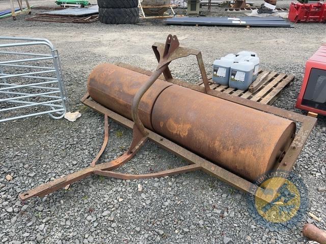 Water filled land roller