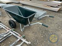 160L twin wheelbarrow - 2