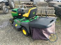 John Deere X155R ride on lawnmower - 4