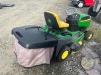 John Deere X155R ride on lawnmower - 5