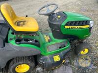 John Deere X155R ride on lawnmower - 9